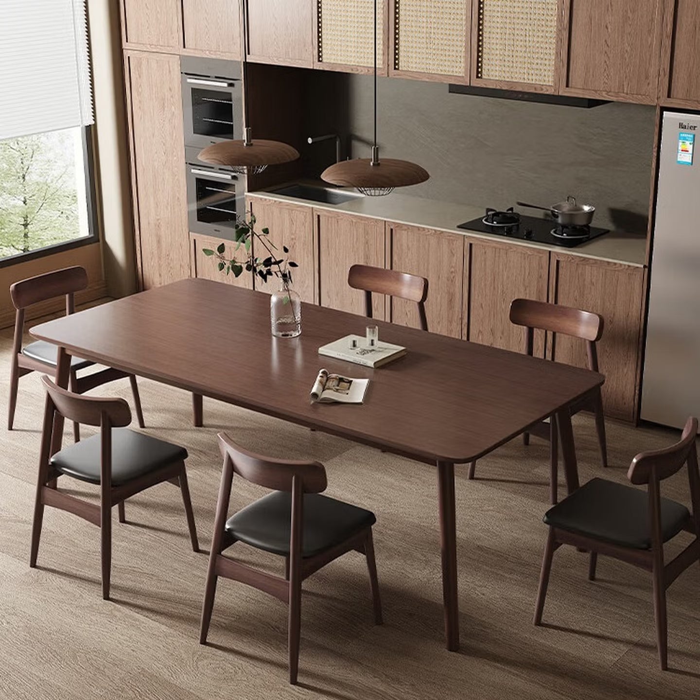 Nordic-style Solid Wood Dining Table