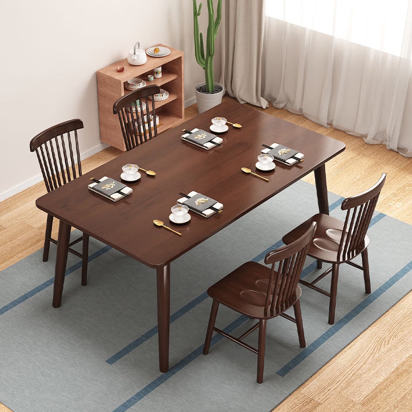 Nordic-style Solid Wood Dining Table