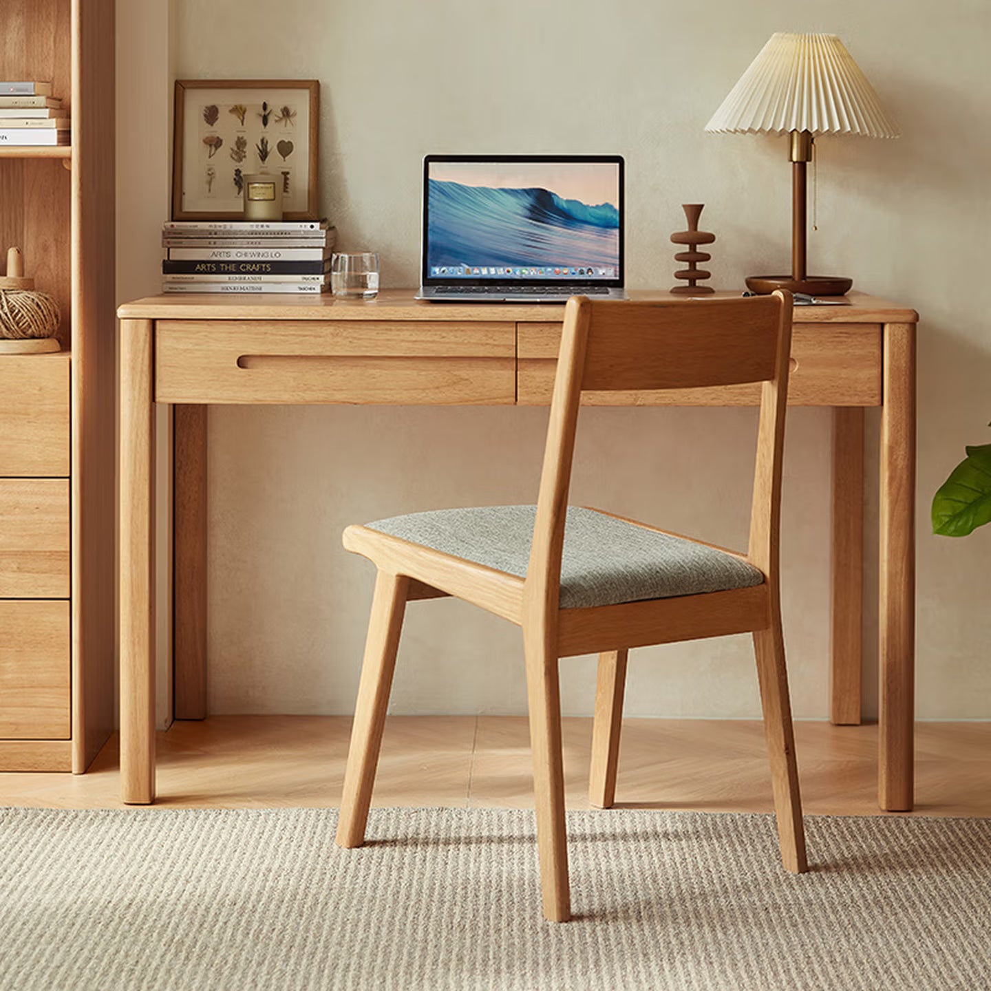Solid Wood Home Office Desk