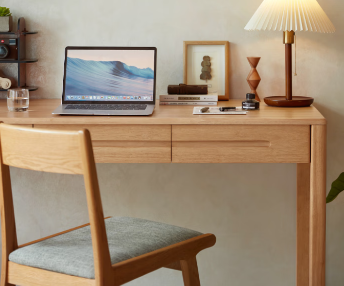 Solid Wood Home Office Desk